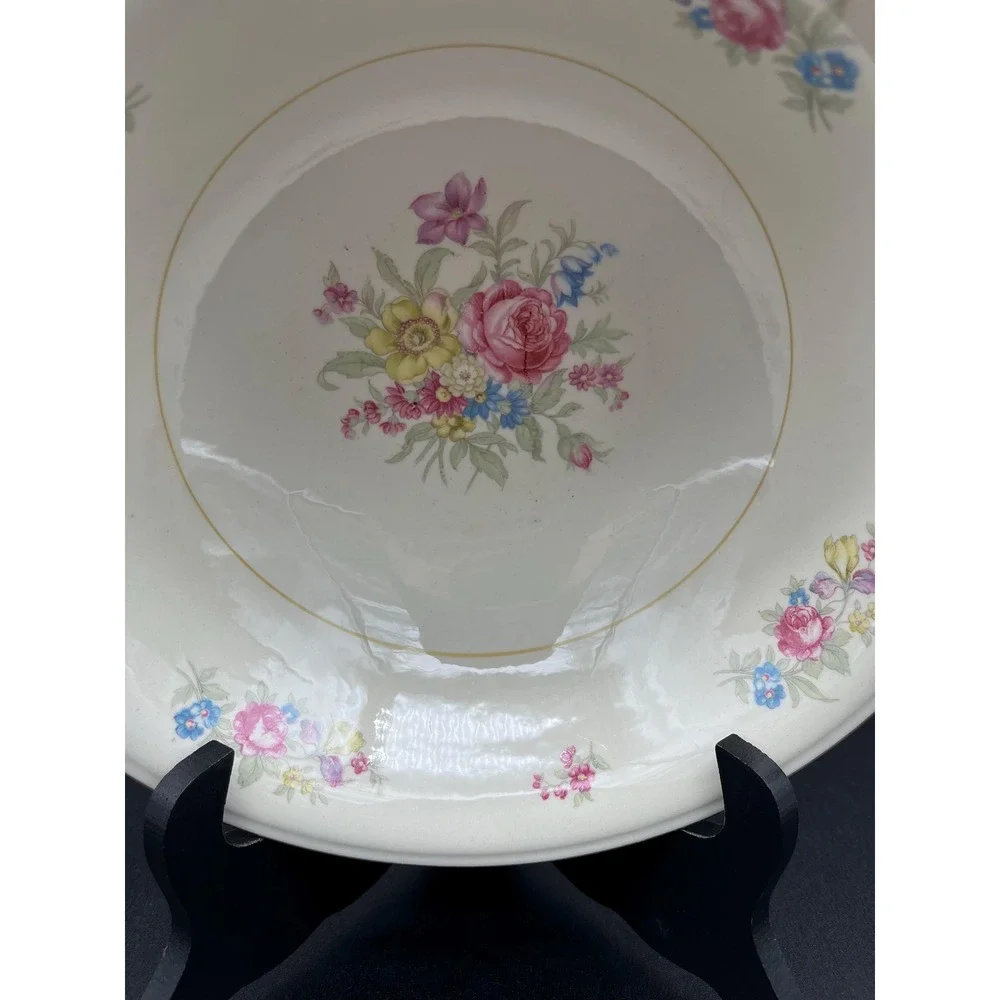 Serving Bowl Dresden Homer Laughlin Eggshell Nautilus
